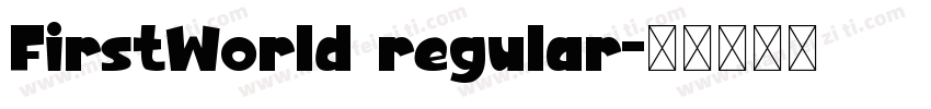 FirstWorld regular字体转换